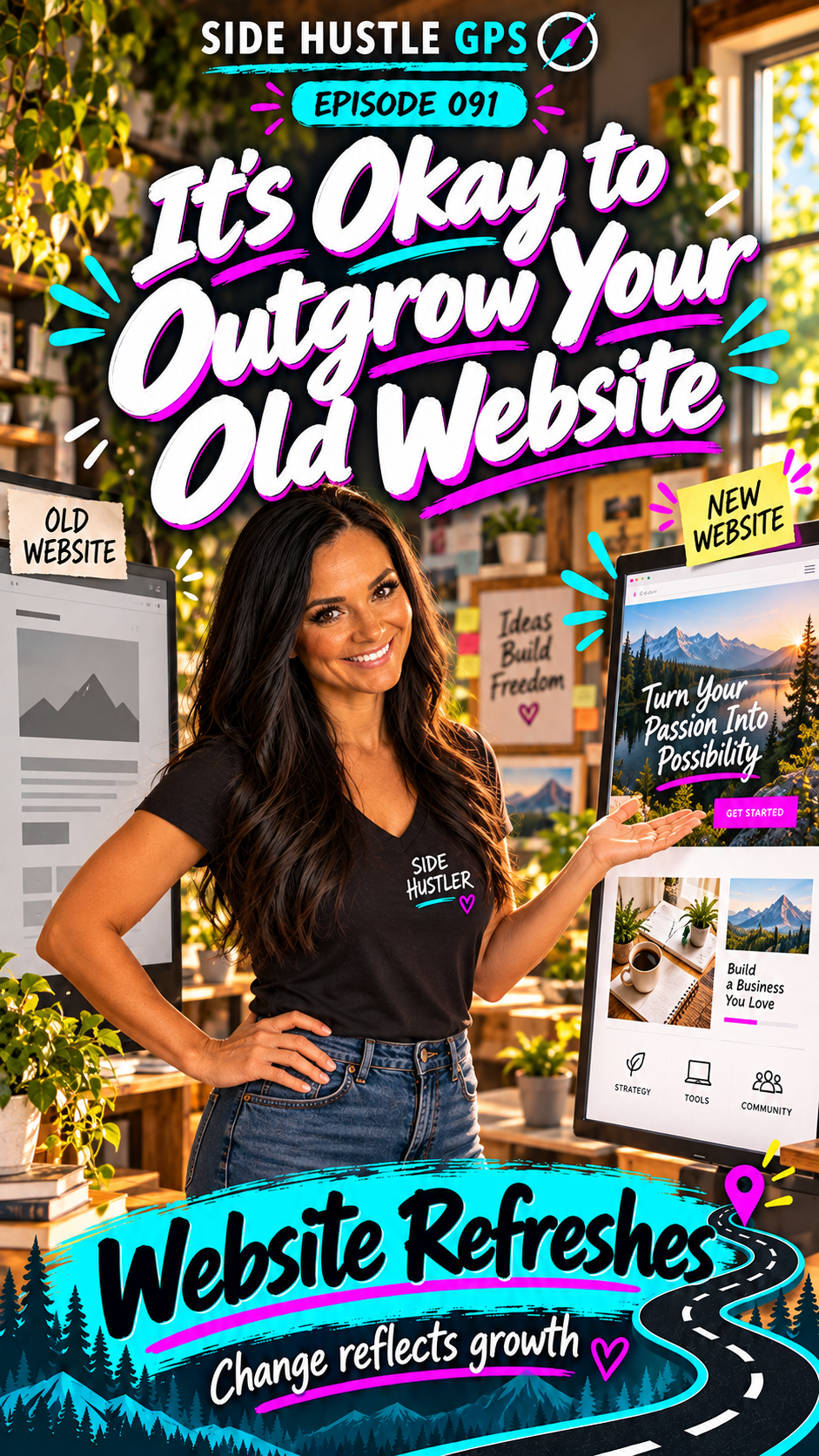 Cover art for It's Okay to Outgrow Your Old Website