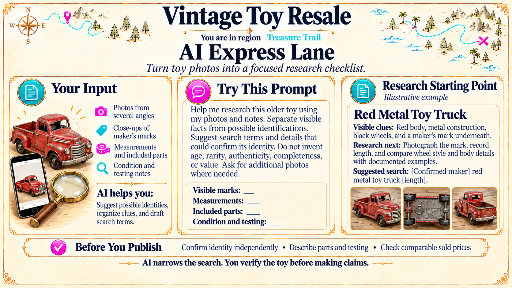 Vintage Toy Resale — AI Express Lane original artwork