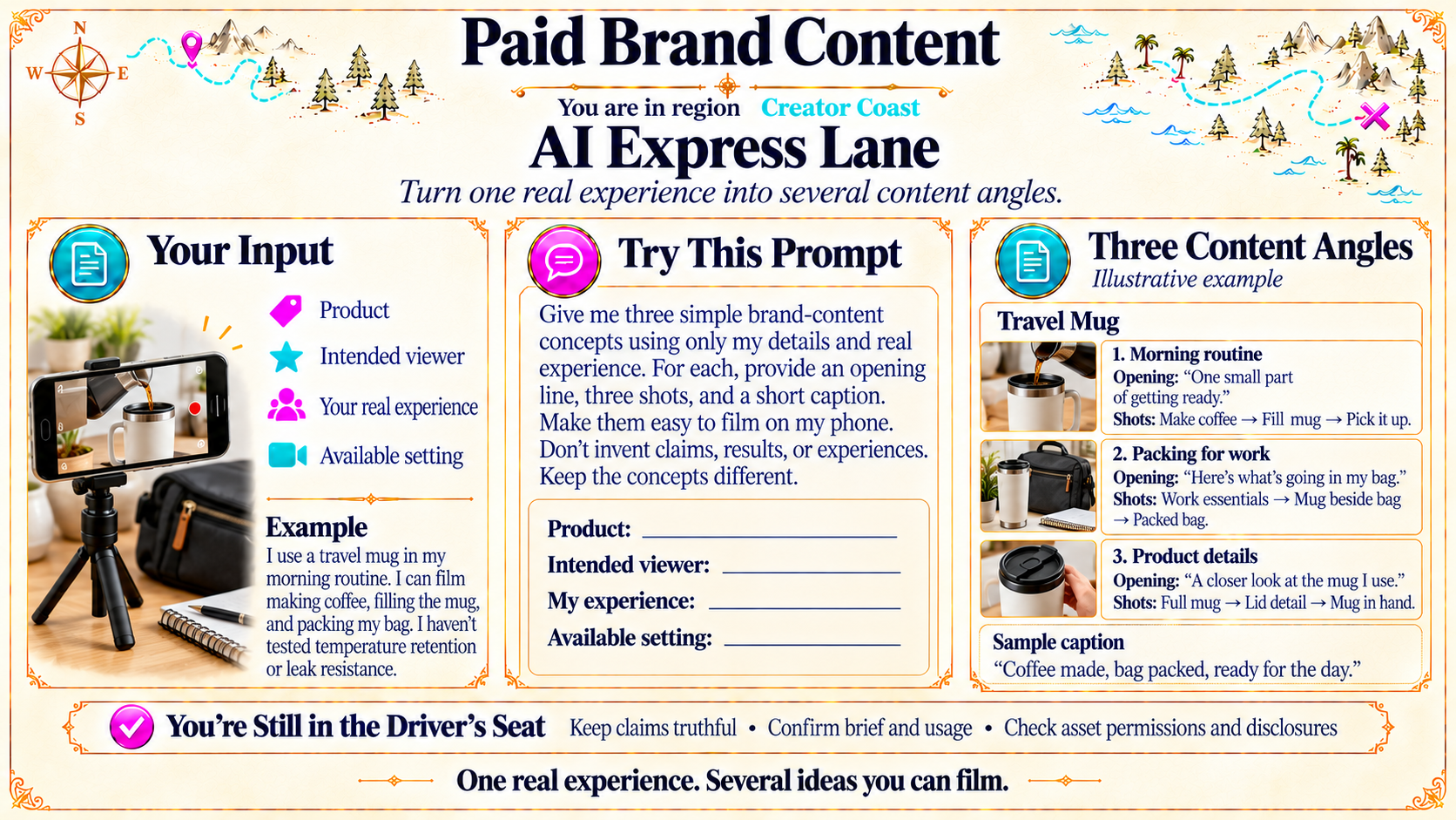 Paid Brand Content — AI Express Lane original artwork