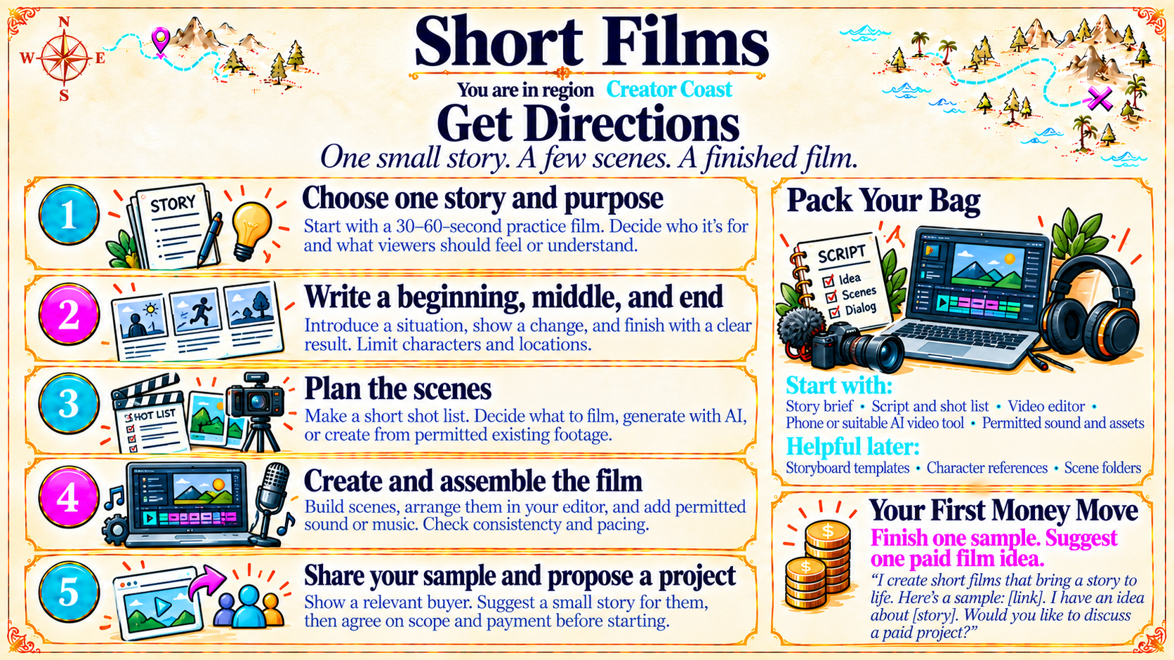 Short Films — Get Directions original artwork
