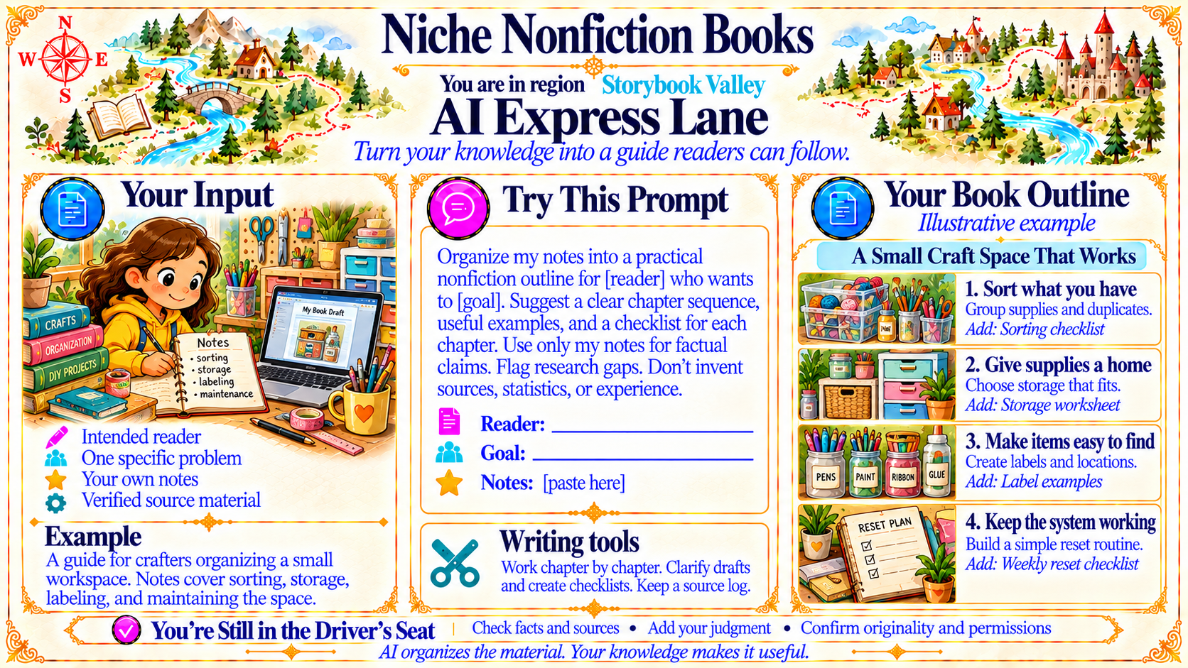 Niche Nonfiction Books — AI Express Lane original artwork
