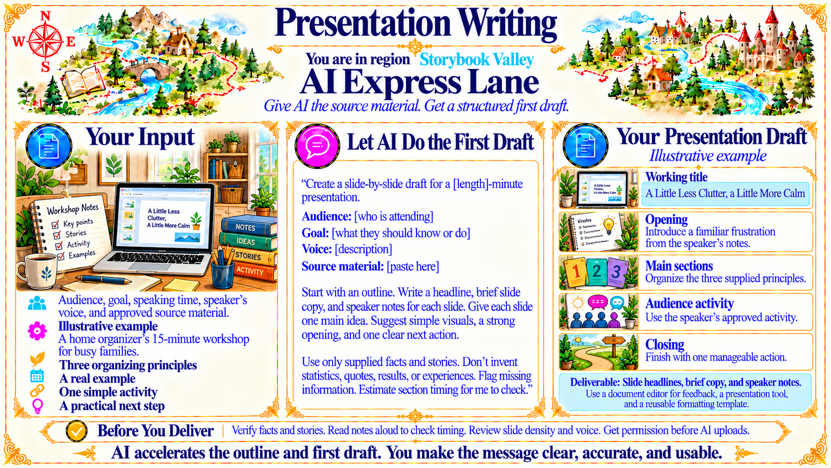 Presentation Writing — AI Express Lane original artwork