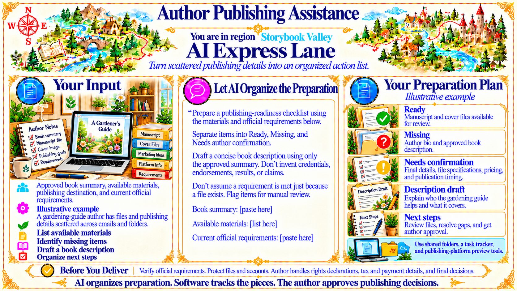 Author Publishing Assistance — AI Express Lane original artwork