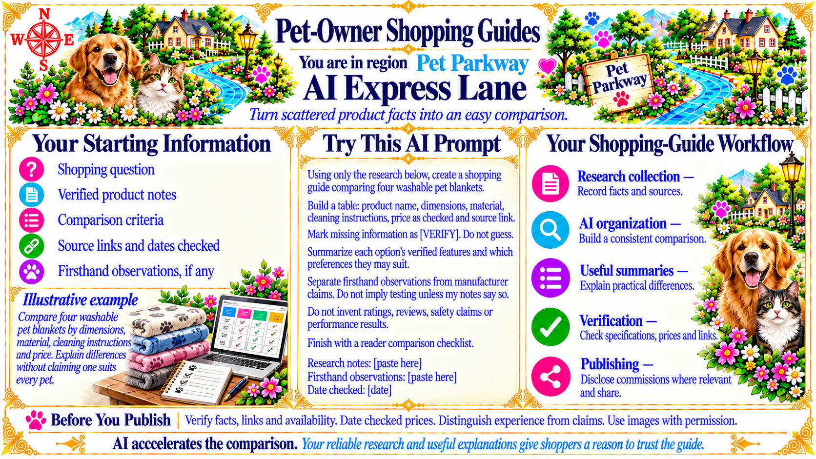 Pet-Owner Shopping Guides — AI Express Lane original artwork