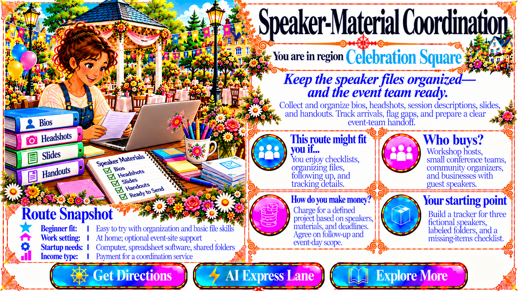 Speaker-Material Coordination — Route Overview original artwork
