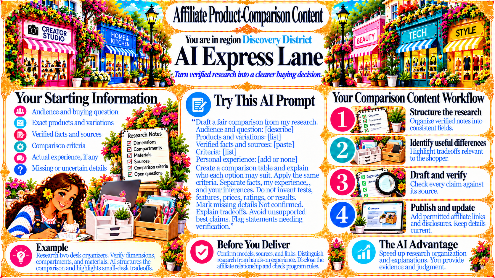 Affiliate Product Comparison Content — AI Express Lane original artwork