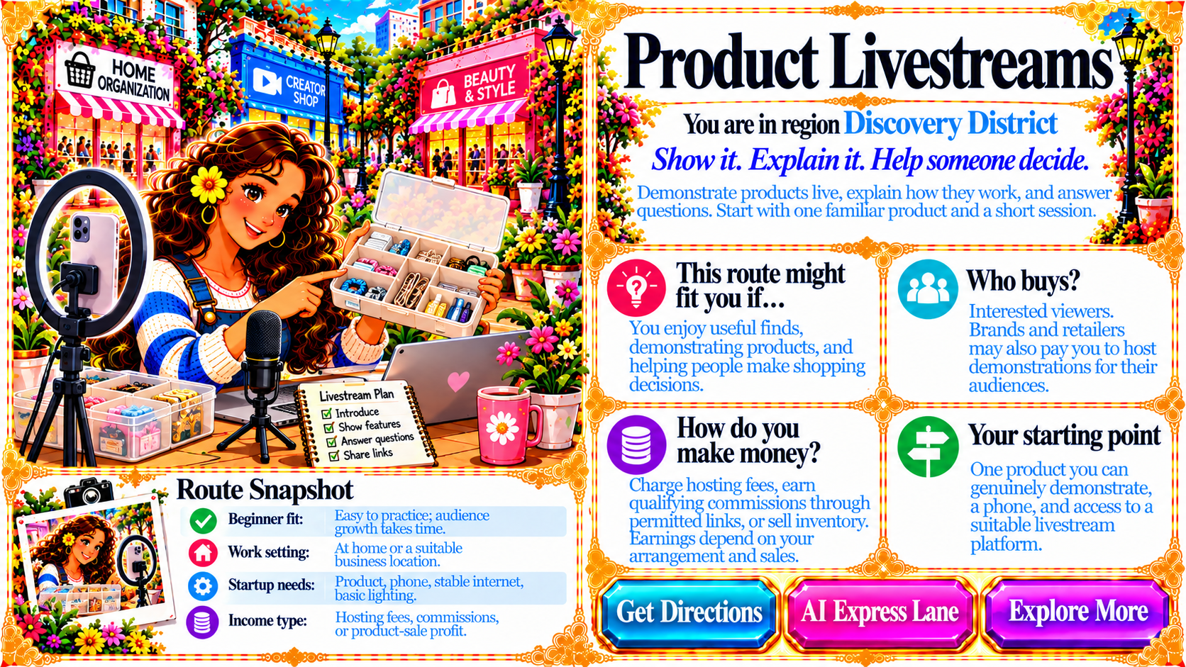 Product Livestreams — Route Overview original artwork