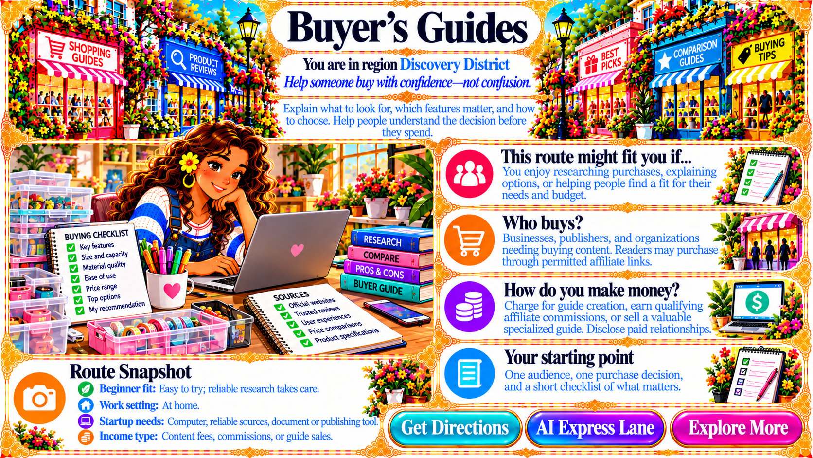 Buyer’s Guides — Route Overview original artwork